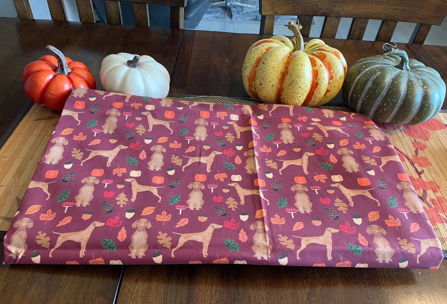 Vizsla Fall Print Bandana