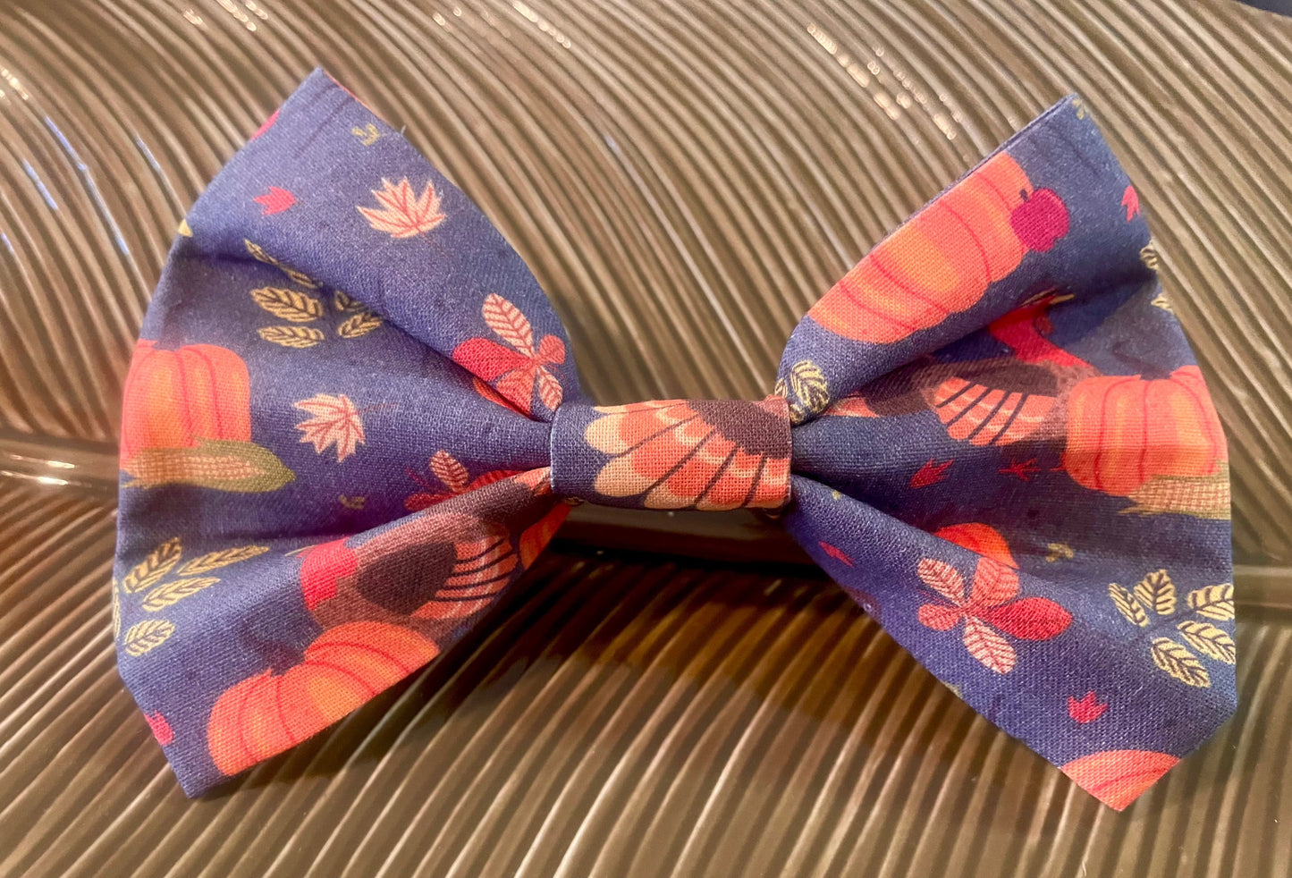 Turkey Pumpkin Bow Tie