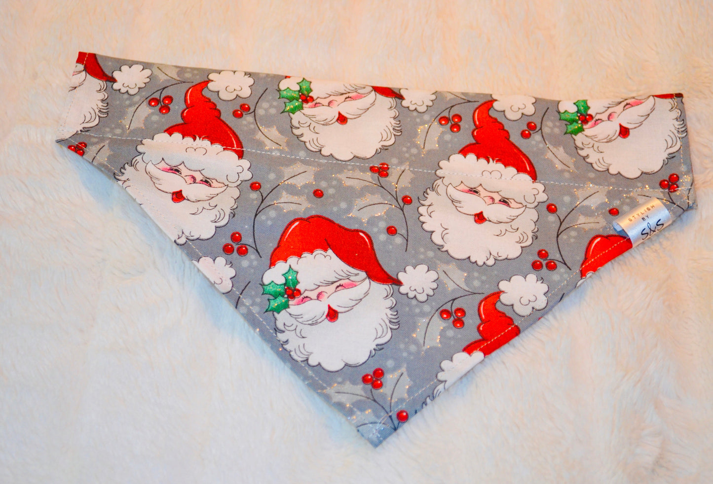 Classic Santa Print Bandana