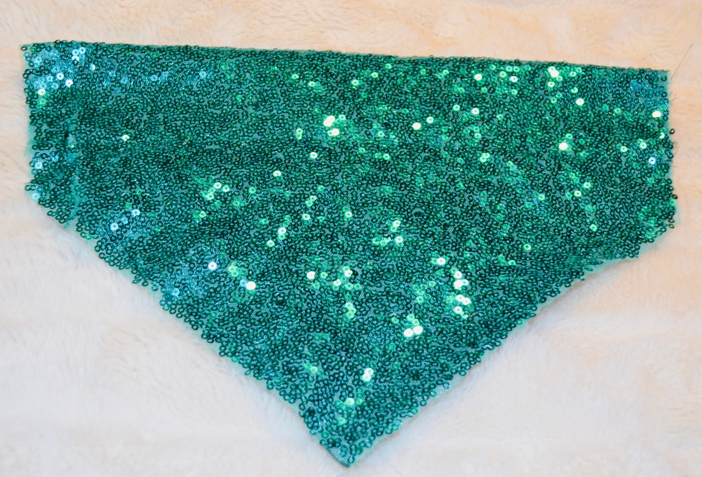 Green Sequin Bandana