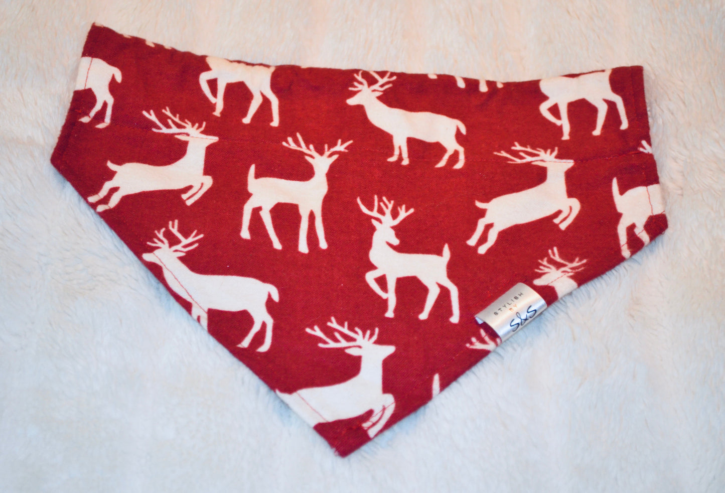 Reindeer Flannel Bandana